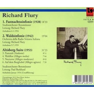 FLURY - Flury - Fastnachtssinfonie, pour orchestre..